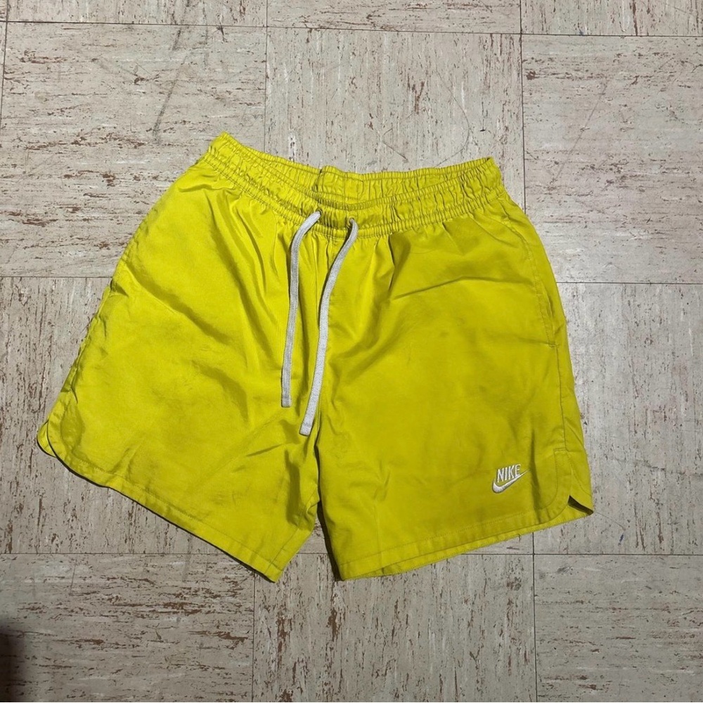 Nike Bright Yellow Mesh Shorts